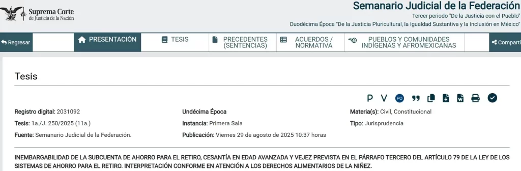 Uno no necesita trabajar por el resto de su vida, nos esforzamos cada día con la esperanza de que a cierta edad lleguemos al retiro y disfrutemos la vejez sin las preocupaciones de la profesión. Para este fin existe la AFORE y las cortes le otorgaron la calidad de “intocable”, eso hasta ahora, ya que la Suprema Corte de Justicia de la Nación (SCJN) aprobó el embargo de esta cuenta en caso de recibir una demanda de pensión alimenticia. En dos puntos te contamos todo lo que tienes que saber de esta decisión, en qué asuntos aplica, los efectos que podría tener en el futuro y la reacción que tuvo en Internet.