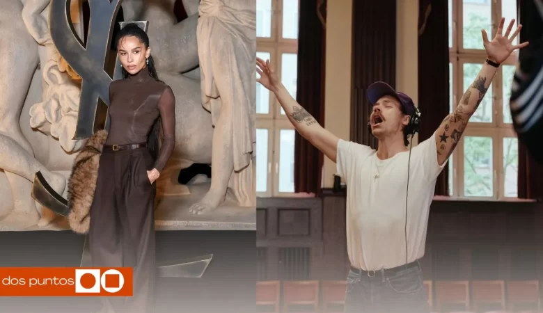 Zoë Kravitz y Harry Styles, Zoë Kravitz, Harry Styles, Zoë Kravitz compromiso, Zoë Kravitz anillo, dos puntos, dos puntos media