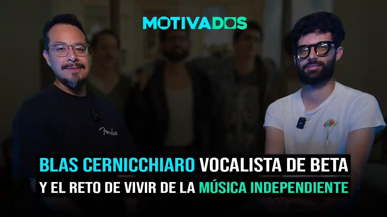 Motivados; dospuntos.media; dospuntos punto media; podcast; Empoderamiento; Motivación; Blas Cernicchiaro entrevista; banda BETA México; Motivados Blas Cernicchiaro; rock alternativo mexicano; BETA banda poblana; vocalista de BETA; músicos independientes México; historia de BETA banda; rock indie mexicano; Blas Cernicchiaro Motivados; bandas mexicanas de rock alternativo; trayectoria banda BETA; música independiente México; entrevistas músicos mexicanos; DosPuntos.media Motivados
