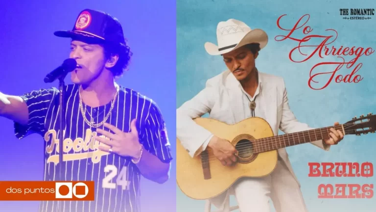 Bruno Mars Lo arriesgo todo, Lo arriesgo todo, Nodal, Miel con Licor, Alejandro Fernández, dos puntos, dos puntos media