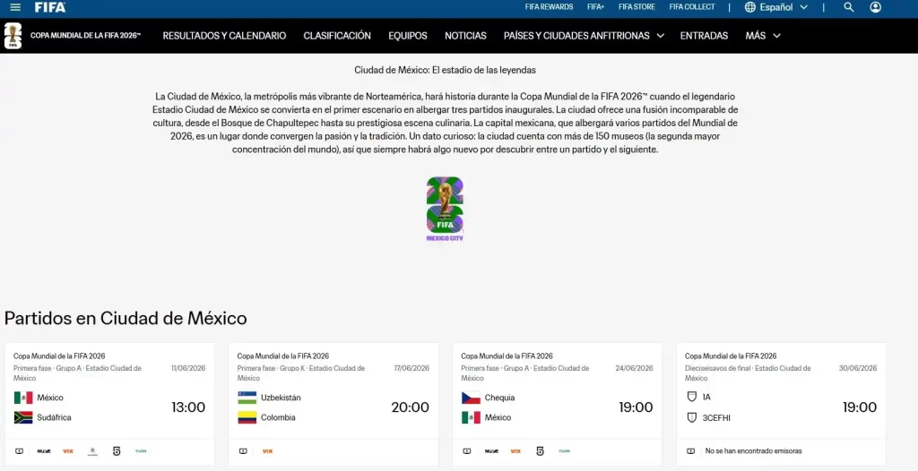Faltan tan solo unos cuantos días para que empiece el torneo más importante para el fútbol, donde México tendrá el honor, junto a Estados Unidos y Canadá, de ser los anfitriones de este gran evento. Por eso los fans del fútbol están emocionados y necesitan saber cuál será el calendario de partidos que se jugarán en el Estadio Azteca en el Mundial 2026, así como cuáles serán las fechas que deberán tener en cuenta para los momentos más especiales. En dos puntos te contamos todo sobre los partidos que están programados en nuestra tierra, las curiosidades y los problemas que ya están causando para los organizadores.