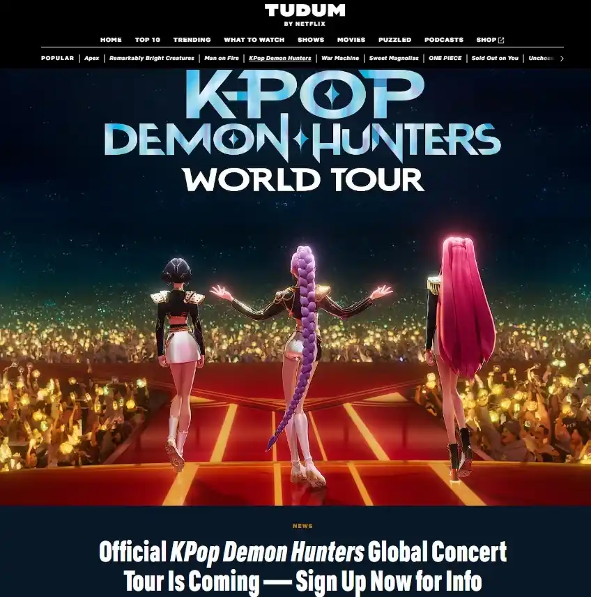 Los últimos años cambiaron el panorama global de una manera muy específica, la cultura de Corea se convirtió en un fenómeno mundial, uno de los motivos principales se encuentra en la música, que ahora está tomando nuevas formas. Uno de sus productos más exitosos está en Kpop Demon Hunters, la película animada de la que Netflix anunció que tendrá su propio tour con la posibilidad de un concierto en México. En dos puntos te contamos todo lo que sabemos al respecto, las posibles fechas que se tomarán en cuenta, el formato con el cual van a adaptar los personajes y los múltiples problemas que tienen que resolver.