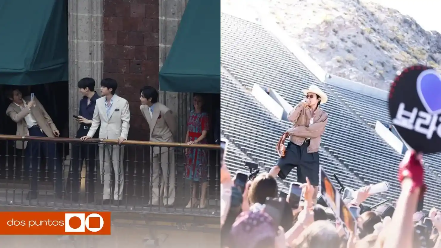 Palacio Nacional BTS, Arirang BTS, BTS México, BTS Tour México, Army BTS, dos puntos, dos puntos media