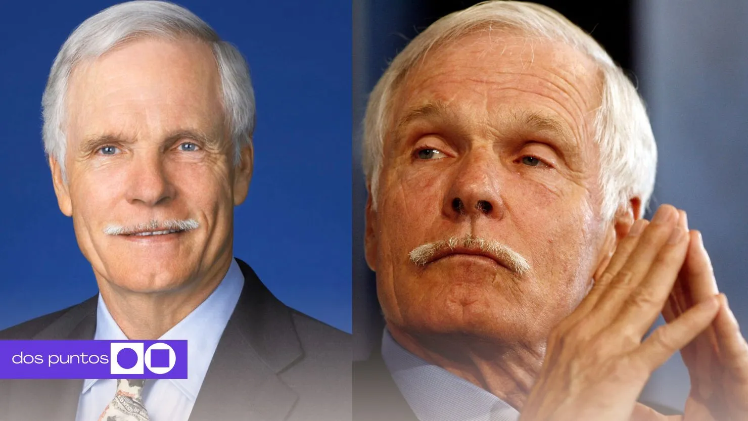 Ted Turner CNN, Ted Turner CNN, Ted Turner Cartoon Network, Quién es Ted Turner, dos puntos, dospuntos