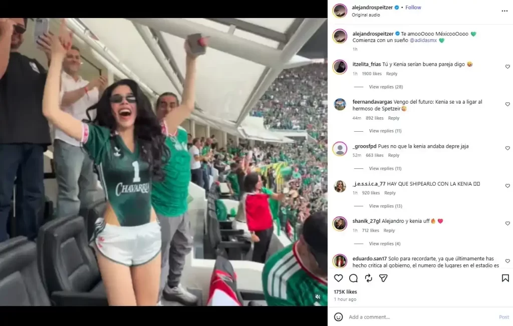 Cuando se trata del amor, una sola palabra, acción o interacción puede darte la impresión de que una persona está interesada en ti, o que tienes la oportunidad de empezar algo. Lo mismo es cierto cuando hablamos de celebridades, la diferencia es que un grupo mucho más grande de personas tendrá la capacidad de examinar todos los detalles del evento. En dos puntos te contamos por qué una mirada de Alejandro Speitzer a Kenia Os causó especulación en redes sobre una posible relación, si Peso Pluma ya reaccionó a la noticia y las posibilidades de que esta se convierta en la siguiente gran revelación del año.