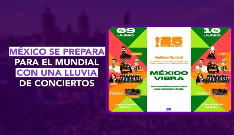Dos News; dospuntos.media; dospuntos punto media; Juan Carlos Valerio; Lady Salazar; chismecito; Mexico; Mexico magico; podcast; noticias; conciertos Mundial 2026 México; Mundial 2026 artistas confirmados; Shakira Mundial 2026; inauguración Mundial México; FIFA conciertos México; Belinda Mundial 2026; Los Ángeles Azules Mundial 2026; Alejandro Fernández Mundial; Countdown Concert FIFA; artistas Mundial 2026; ceremonia inaugural Mundial México; Dos News Mundial 2026; conciertos FIFA México; canción oficial Mundial 2026; Shakira Dai Dai; eventos Mundial México; futbol y música Mundial 2026; inauguración Estadio Ciudad de México; espectáculos Mundial FIFA; noticias Mundial 2026.