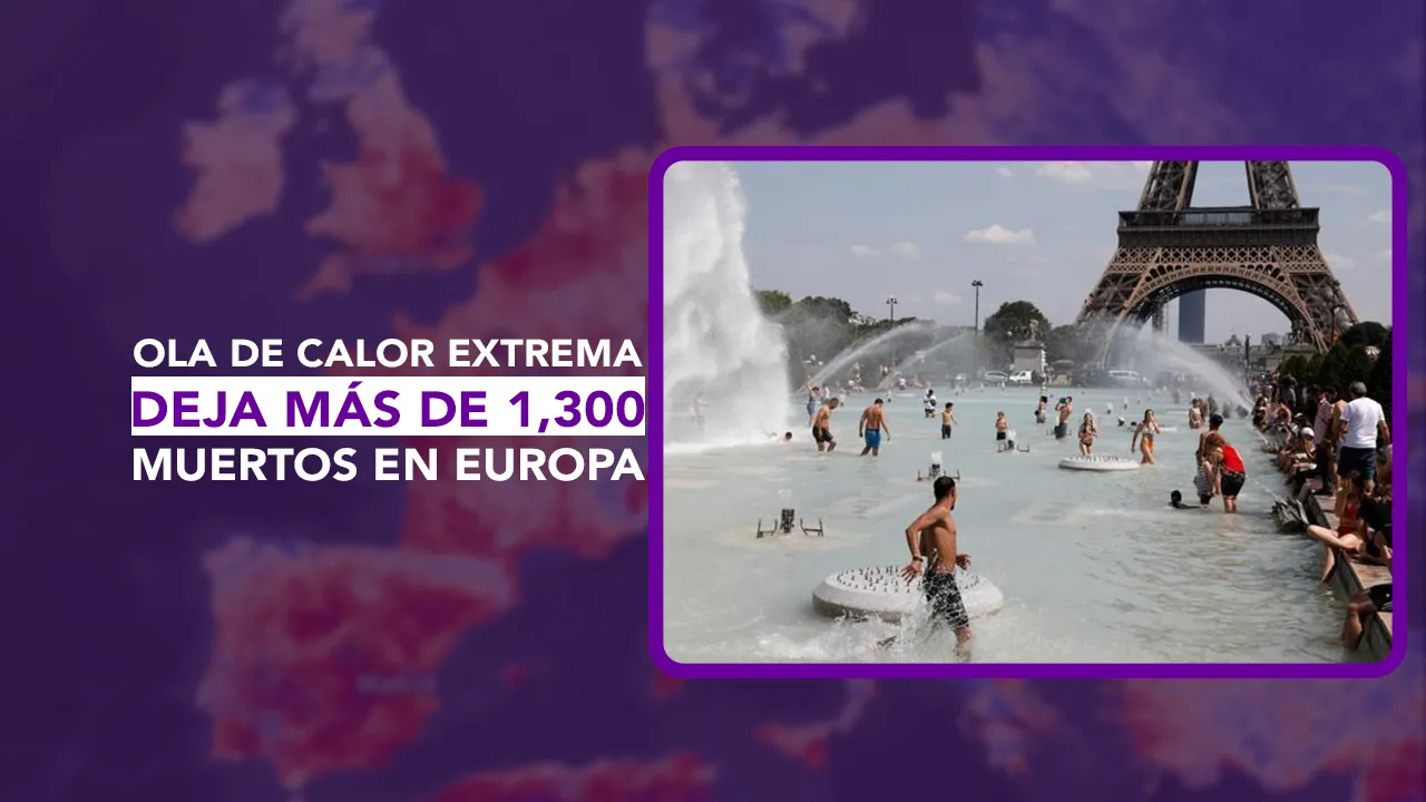 Dos Puntos; Dos News; dospuntos.media; dos puntos punto media; Juan Carlos Valerio; Leidy Salazar; Ola de calor en Europa 2026; Cupula de calor bloqueo omega; Temperaturas record Alemania Francia; Crisis climatica Europa; muertes por ola de calor; Cambio climatico calentamiento global; Record historico temperatura 2026; Consecuencias de la ola de calor; Alerta meteorologica internacional; Suspenso de trenes Europa; Saturation de hospitales crisis energetica.
