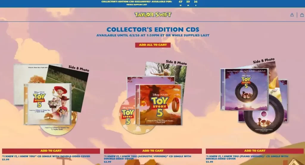 Disney Pixar se trata de una de las compañías de entretenimiento y animación más importantes de todos los tiempos, con muchos clásicos que marcaron la vida de las personas que disfrutan de sus productos. Este 2026 buscan sorprender, ya que Toy Story 5 cuenta no solo con su talento de animación e historia nueva, sino que también tendrá una canción de Taylor Swift: “I Knew It I Knew You”. En dos puntos te contamos todo lo que sabemos de esta colaboración, las múltiples teorías y señales por las que los fans se dieron cuenta antes que nadie y todas las novedades de la carrera de la artista y el filme animado con mayor anticipación.