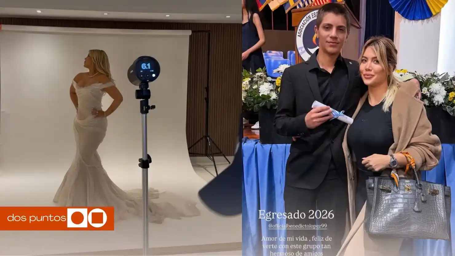 Wanda Nara, Wanda Nara Hijos, Wanda Nara graduación, Mauro Icardi, Wanda Nara Icardi, dos puntos, dos puntos media