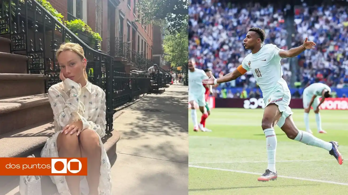 Ester Expósito, Mbappé, Kylian Mbappé, Ester Expósito actriz, Ester Expósito y Mbappé, dos puntos, dospuntos, a