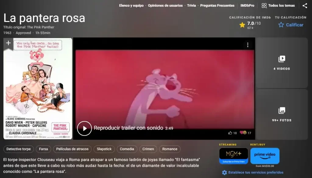 Hay una buena lista de personajes de animación que marcaron nuestras vidas, las series y películas de las que provienen están entre las más queridas por las personas que las vieron. En casos muy especiales, la música también recibe este tratamiento y ocupa un espacio similar en la cultura popular. El gran ejemplo de esto está en La pantera rosa, cuyo tema interpretó el talentoso saxofonista Plas Johnson, del cual recibimos hoy la triste noticia de su fallecimiento. En dos puntos te contamos todo lo que sabemos de este icono de los ritmos soul y jazz, su historia de vida, cómo se involucró en el soundtrack de la película que le dio vida al personaje y lo que conocemos de cómo murió.
