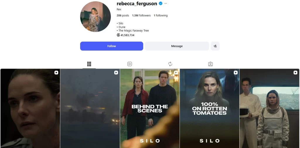 Hay ocasiones en donde un solo rol o escena puede marcar a un intérprete, de tal forma que se vuelve el motivo principal por el que lo conoce la audiencia o lo mantiene en relevancia por décadas. El caso de Rebecca Ferguson resulta muy interesante, ya que ella tiene una racha muy exitosa en el cine y no tanto en la televisión, eso hasta que llegó Silo, el show en su temporada número 3 en Apple TV, que está marcando tendencia. En dos puntos te contamos todo lo que sabemos de la historia de ella y los motivos por los que se podría convertir en una de las actrices más triunfantes para el mundo del streaming.