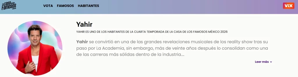 Cuando hablamos de los programas de telerrealidad, un elenco fuerte se trata de los cimientos sobre los que se construye el resto, si no hay personajes interesantes, resultará difícil captar la atención del público. La nueva apuesta de La Casa de los Famosos México y su nuevo habitante está en Yahir Othón Parra, una figura clásica y nostálgica para algunos en ese reality. En dos puntos te contamos por qué esta celebridad se volvió tan influyente, su historia de vida, qué personas están emocionadas por el hecho de que regresa a la televisión y las pistas que dejó la producción del siguiente concursante que revelan hoy.