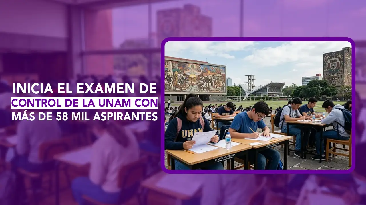 ¡Día D para los aspirantes universitarios! En esta emisión de Dos News te contamos todos los detalles del arranque del Examen de Control presencial de la UNAM tras las irregularidades en la prueba en línea. Te platicamos el calendario por sedes en Guanajuato, Oaxaca, Baja California y CDMX, los requisitos de ingreso y las denuncias por falta de citas.