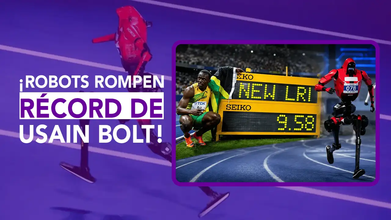 Dos Puntos; Dos News; dospuntos.media; dos puntos punto media; Juan Carlos Valerio; Leidy Salazar; Olimpiadas de robots humanoides Pekin China 2026; Robots rompen record de Usain Bolt 100 metros; Tiangong Ultra y Lightning robots velocistas; Competencia mundial de robótica e inteligencia artificial; Pruebas de autonomia robótica fabricas y hogares; Noticias de tecnologia e innovacion dospuntos media.