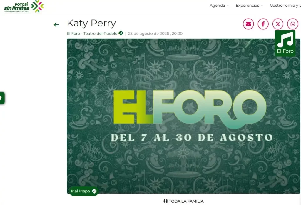 Una de las partes más importantes de la cultura mexicana está en nuestras celebraciones. Aquellos momentos en donde un grupo de personas se puede reunir para conmemorar o celebrar algo juntos. Claro, se trata de una ciudad, dichos eventos se tienen que realizar con la organización del gobierno local. A pesar de que se pierde un poco de personalidad al hacerse oficial, también aumentan mucho la escala y las posibilidades. Un ejemplo excelente está en San Luis Potosí, donde se está llevando a cabo la Fenapo 2026 (Feria Nacional Potosina) y Katy Perry dará un concierto gratis. En dos puntos te contamos todo lo que sabemos de lo que se tiene planeado para la noche, así como la historia de vida de la cantante y los motivos por los que se hizo tan popular. 