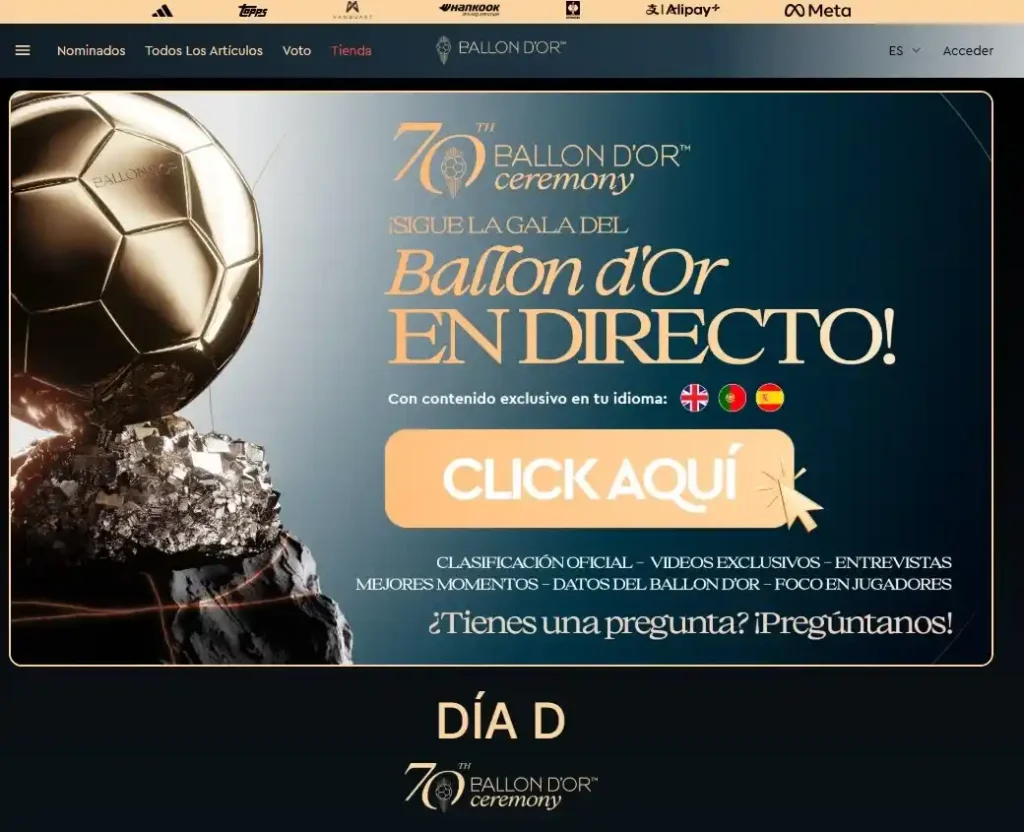 Cada rama del entretenimiento o disciplina busca a los mejores. De una forma u otra se forman varias organizaciones centradas en la premiación de esos talentos únicos de los que solo hay uno en una generación. El deporte no es la excepción, más allá de las medallas o trofeos de oro, hay varios galardones que, si los ganas, entras en la historia. Si hablamos de fútbol, se trata del legendario Balón de Oro y este 2026 varias leyendas están entre los nominados. En dos puntos te contamos todo lo que sabemos del evento que ya se está transmitiendo y del mexicano que ya rompió récords por su posición en la tabla, así como la posible filtración sobre los finalistas que está en la página oficial. ¡Actualización: tenemos al ganador, revisa el último párrafo!