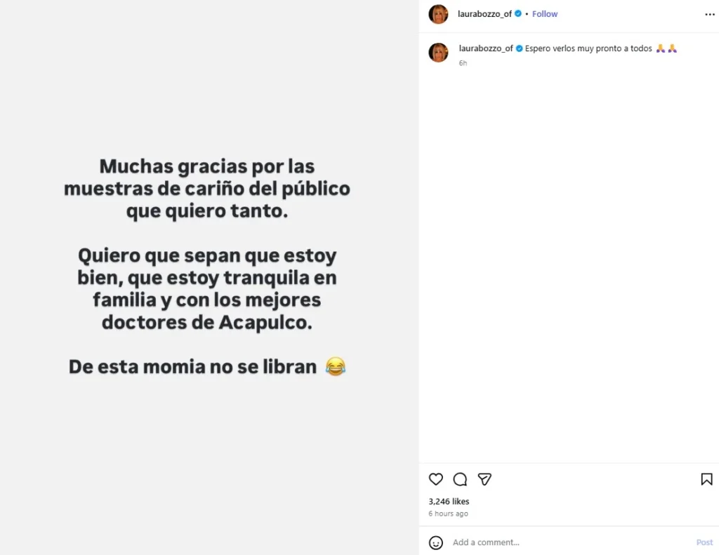 El entorno digital explota tras confirmarse la noticia: la célebre presentadora peruana Laura Bozzo ingresa de urgencia en un centro médico. Las redes sociales acumulan miles de interacciones desde las primeras horas del reporte. Los usuarios expresan constante preocupación sobre el estado de salud de la celebridad de 75 años, quien radica en las costas del estado de Guerrero. Diversos portales de noticias replican los datos en tiempo real, mientras los fanáticos de la televisión hispana buscan explicaciones sobre su sorpresivo internamiento. La frase Laura Bozzo hospitalizada en Acapulco domina las búsquedas de internet durante esta jornada.